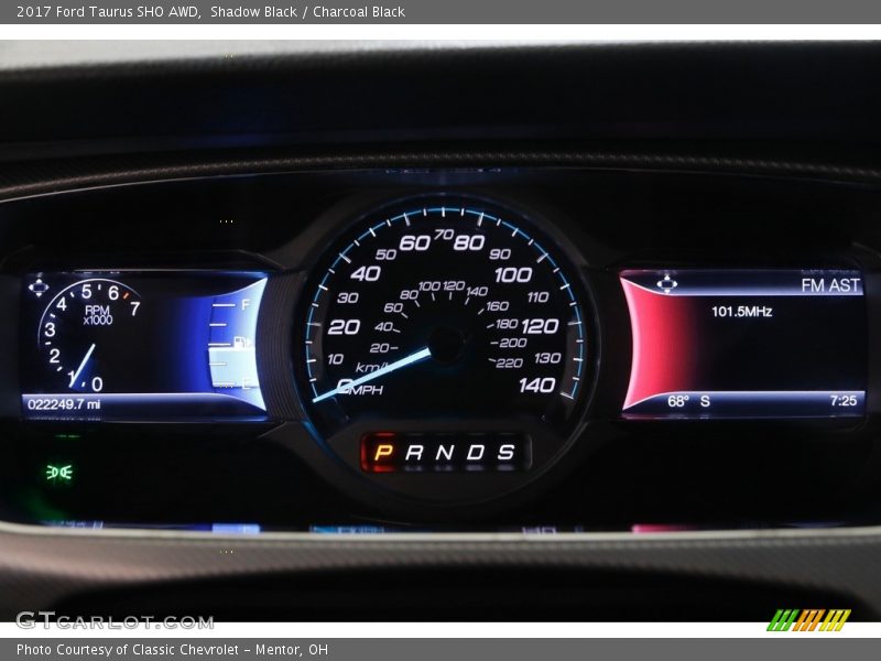 Shadow Black / Charcoal Black 2017 Ford Taurus SHO AWD