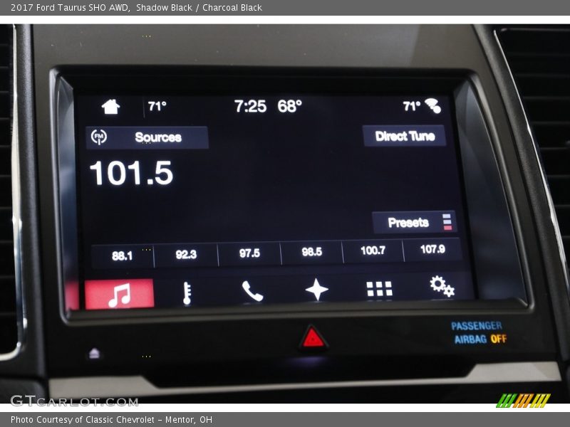 Shadow Black / Charcoal Black 2017 Ford Taurus SHO AWD