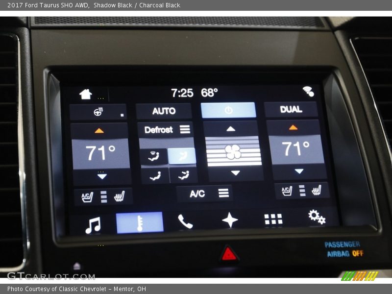 Shadow Black / Charcoal Black 2017 Ford Taurus SHO AWD