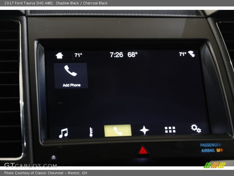 Shadow Black / Charcoal Black 2017 Ford Taurus SHO AWD