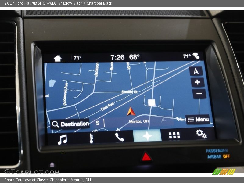 Shadow Black / Charcoal Black 2017 Ford Taurus SHO AWD