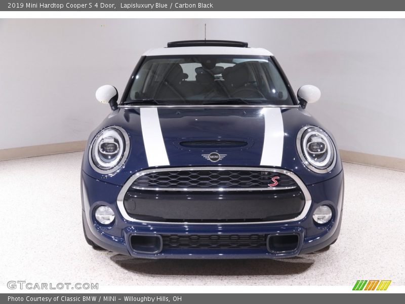 Lapisluxury Blue / Carbon Black 2019 Mini Hardtop Cooper S 4 Door
