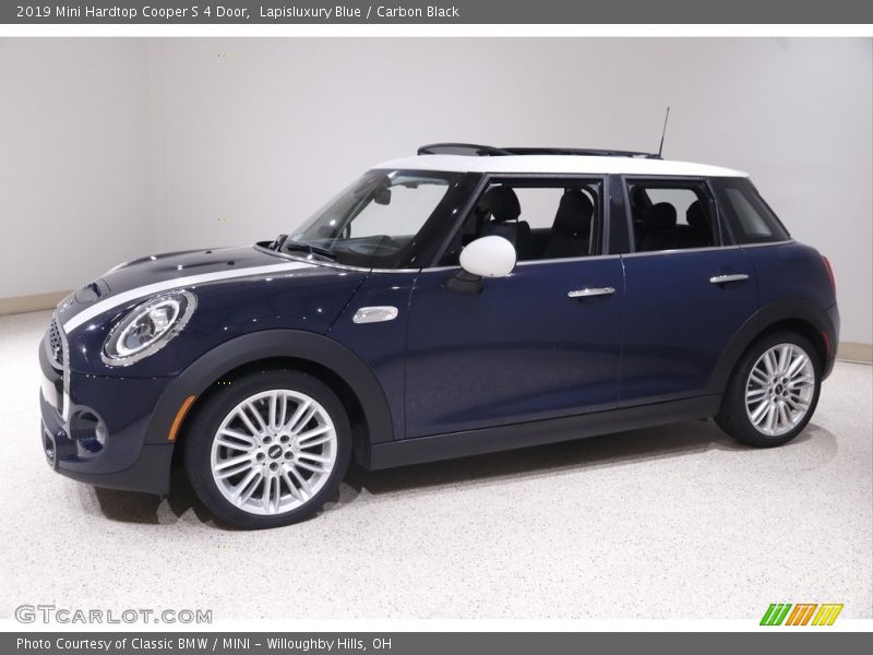 Lapisluxury Blue / Carbon Black 2019 Mini Hardtop Cooper S 4 Door