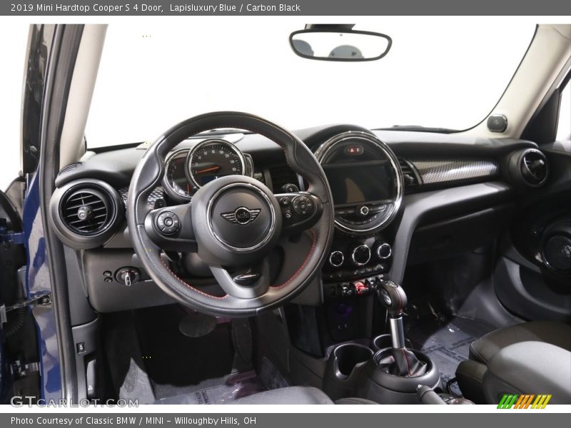 Lapisluxury Blue / Carbon Black 2019 Mini Hardtop Cooper S 4 Door