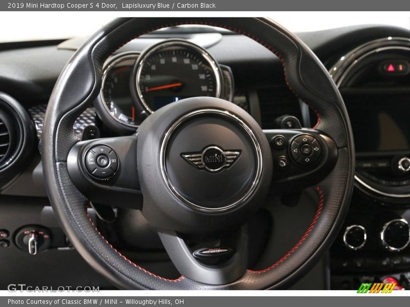 Lapisluxury Blue / Carbon Black 2019 Mini Hardtop Cooper S 4 Door