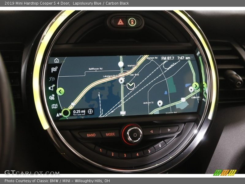 Lapisluxury Blue / Carbon Black 2019 Mini Hardtop Cooper S 4 Door