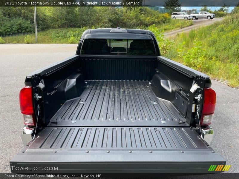 Midnight Black Metallic / Cement 2021 Toyota Tacoma SR5 Double Cab 4x4
