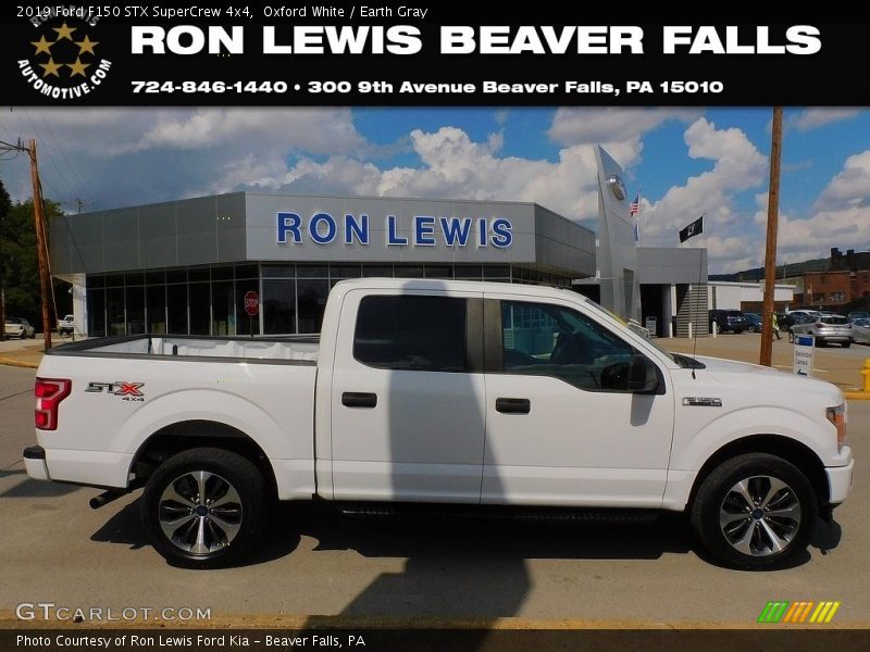 Oxford White / Earth Gray 2019 Ford F150 STX SuperCrew 4x4