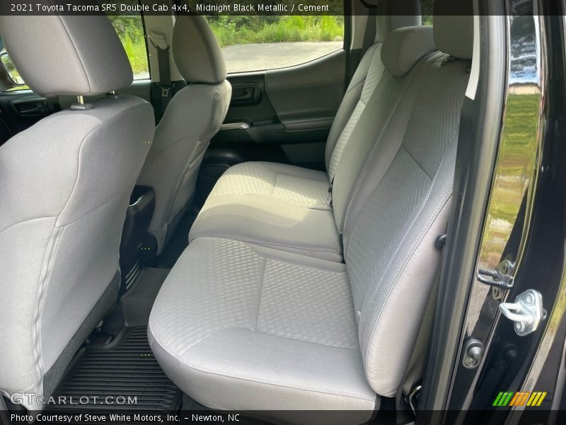 Rear Seat of 2021 Tacoma SR5 Double Cab 4x4