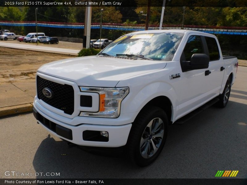 Oxford White / Earth Gray 2019 Ford F150 STX SuperCrew 4x4