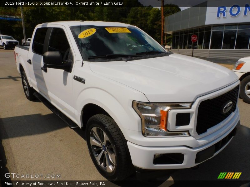 Oxford White / Earth Gray 2019 Ford F150 STX SuperCrew 4x4
