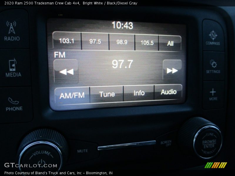 Bright White / Black/Diesel Gray 2020 Ram 2500 Tradesman Crew Cab 4x4
