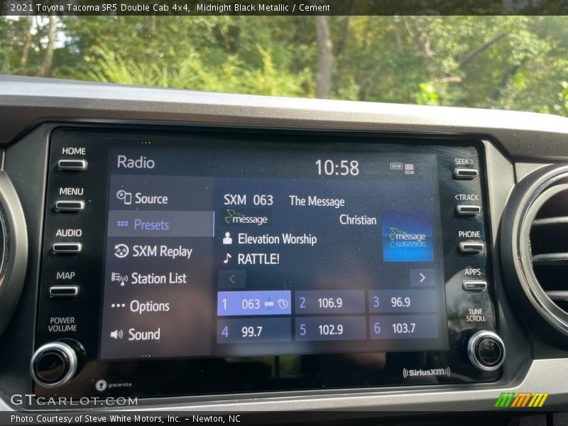Controls of 2021 Tacoma SR5 Double Cab 4x4