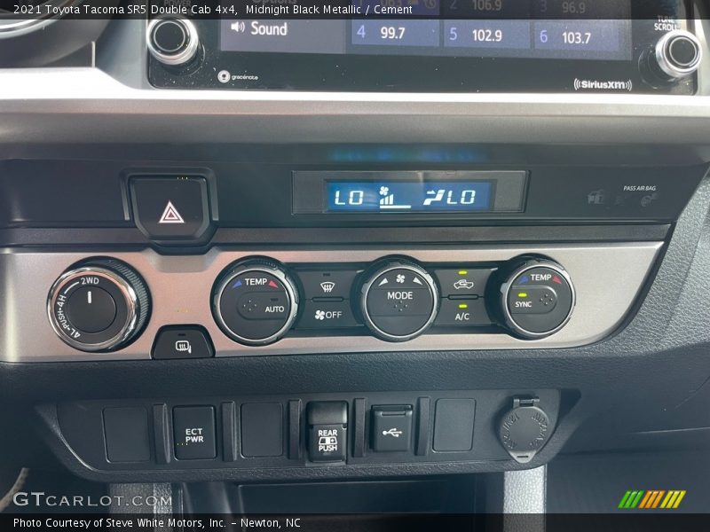 Controls of 2021 Tacoma SR5 Double Cab 4x4