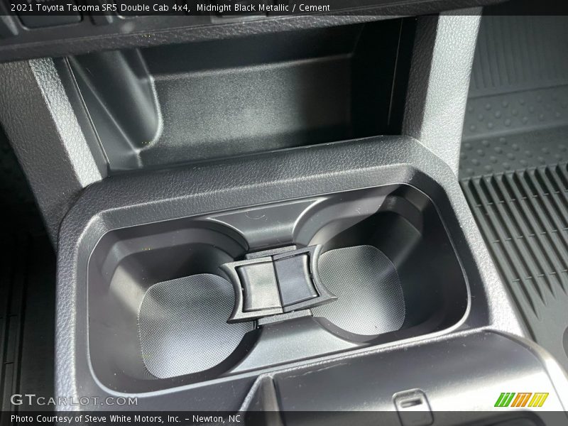 Midnight Black Metallic / Cement 2021 Toyota Tacoma SR5 Double Cab 4x4
