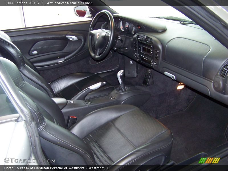 Arctic Silver Metallic / Black 2004 Porsche 911 GT3