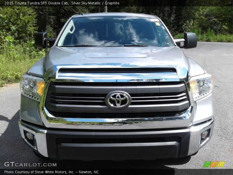 Silver Sky Metallic / Graphite 2015 Toyota Tundra SR5 Double Cab