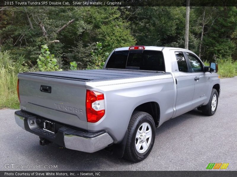 Silver Sky Metallic / Graphite 2015 Toyota Tundra SR5 Double Cab