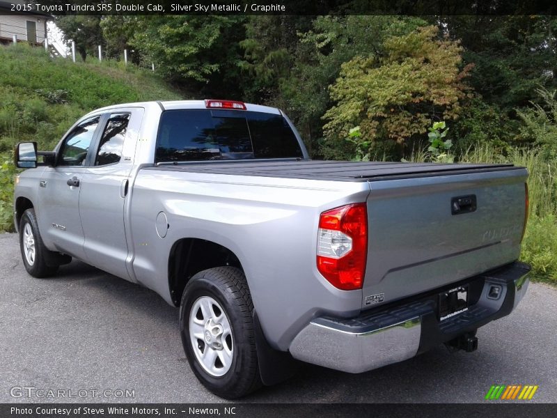 Silver Sky Metallic / Graphite 2015 Toyota Tundra SR5 Double Cab