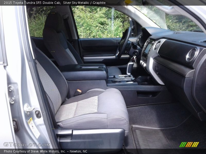 Silver Sky Metallic / Graphite 2015 Toyota Tundra SR5 Double Cab