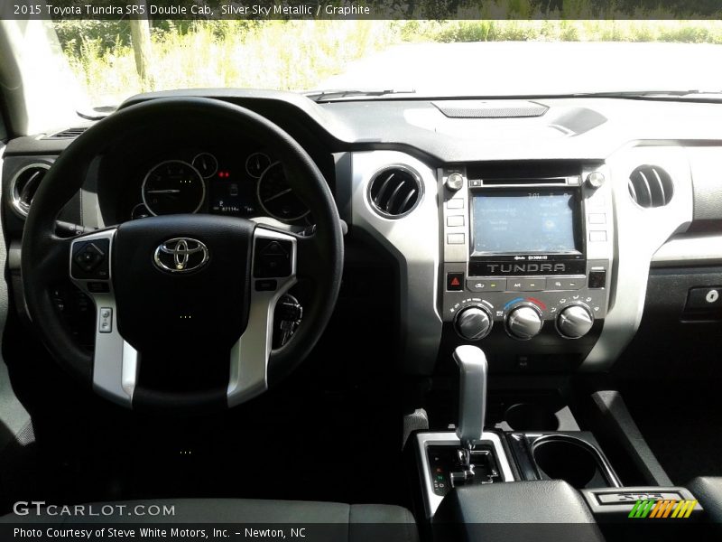 Silver Sky Metallic / Graphite 2015 Toyota Tundra SR5 Double Cab