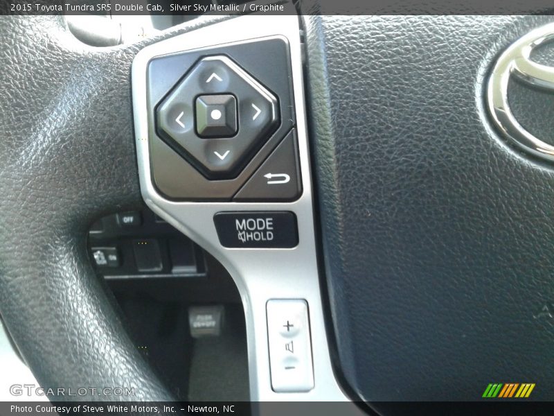 Silver Sky Metallic / Graphite 2015 Toyota Tundra SR5 Double Cab