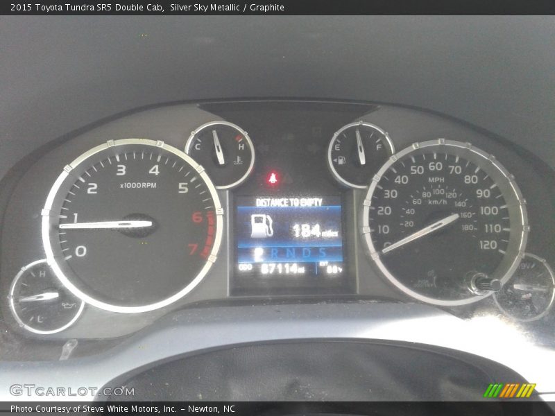 Silver Sky Metallic / Graphite 2015 Toyota Tundra SR5 Double Cab