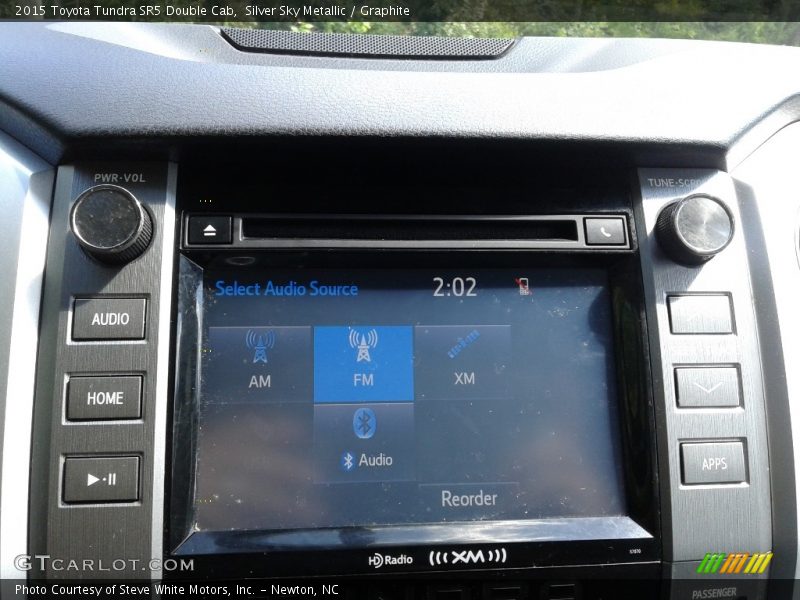 Silver Sky Metallic / Graphite 2015 Toyota Tundra SR5 Double Cab