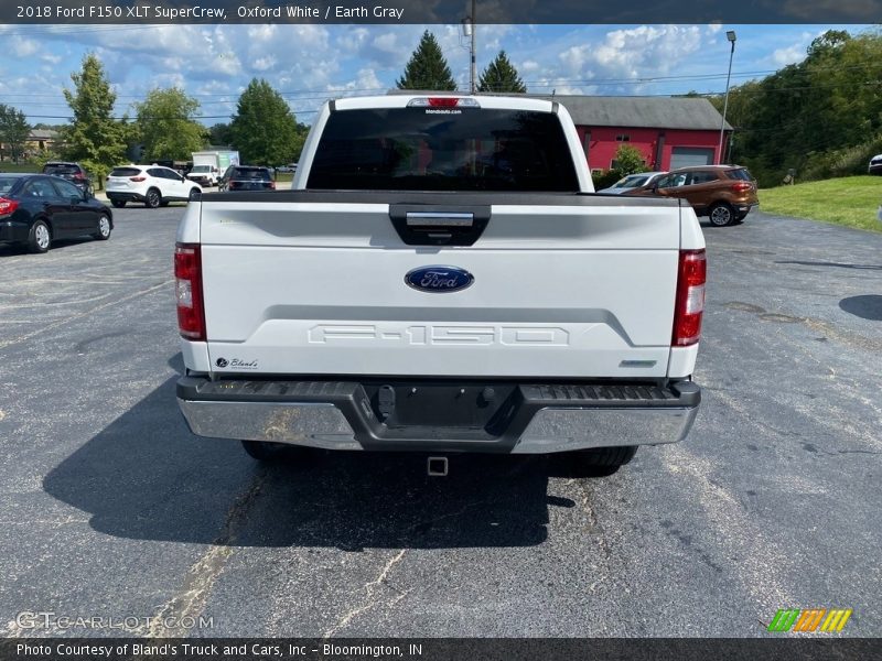 Oxford White / Earth Gray 2018 Ford F150 XLT SuperCrew