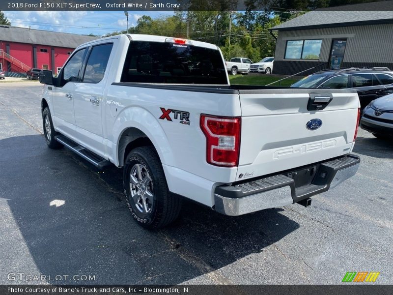 Oxford White / Earth Gray 2018 Ford F150 XLT SuperCrew