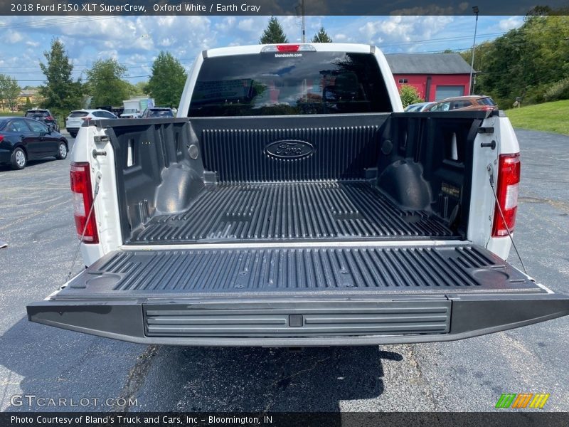 Oxford White / Earth Gray 2018 Ford F150 XLT SuperCrew