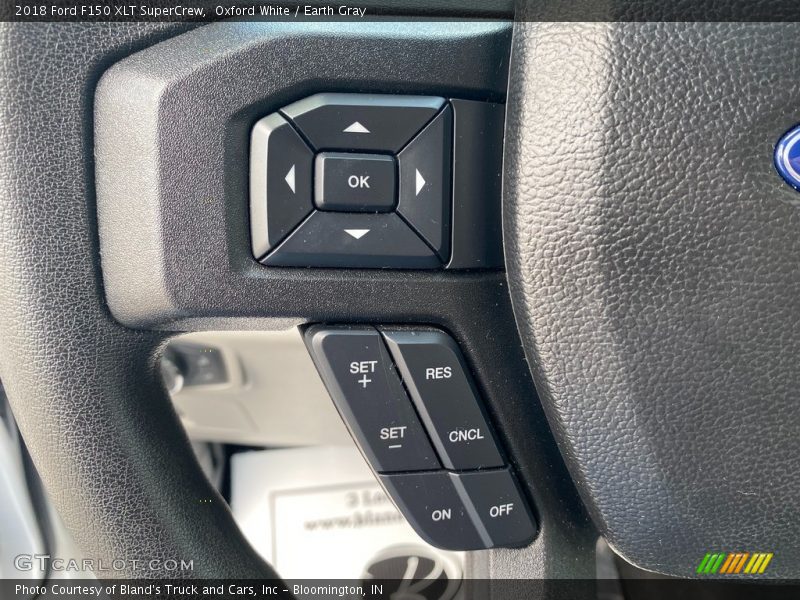 Oxford White / Earth Gray 2018 Ford F150 XLT SuperCrew