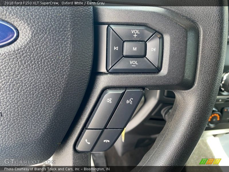 Oxford White / Earth Gray 2018 Ford F150 XLT SuperCrew