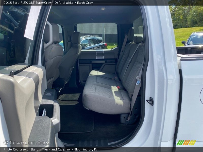 Oxford White / Earth Gray 2018 Ford F150 XLT SuperCrew