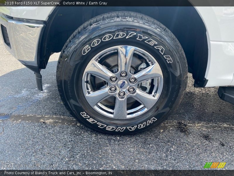 Oxford White / Earth Gray 2018 Ford F150 XLT SuperCrew