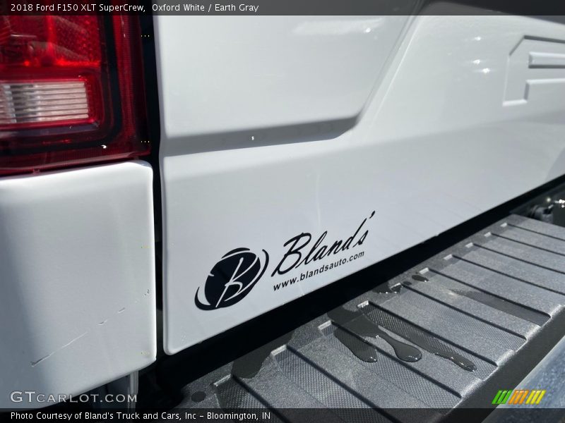 Oxford White / Earth Gray 2018 Ford F150 XLT SuperCrew