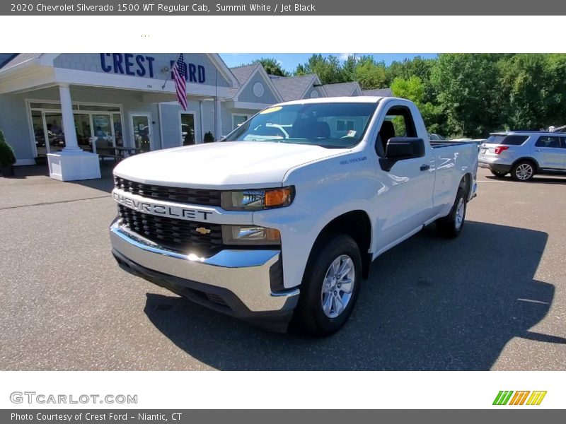 Summit White / Jet Black 2020 Chevrolet Silverado 1500 WT Regular Cab