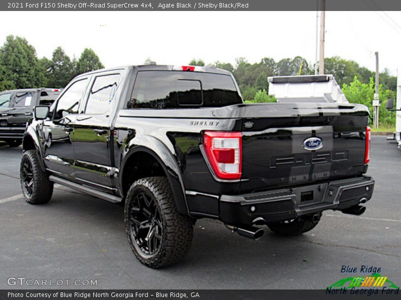 Agate Black / Shelby Black/Red 2021 Ford F150 Shelby Off-Road SuperCrew 4x4