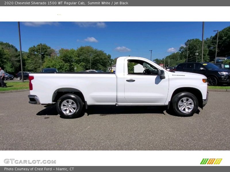 Summit White / Jet Black 2020 Chevrolet Silverado 1500 WT Regular Cab