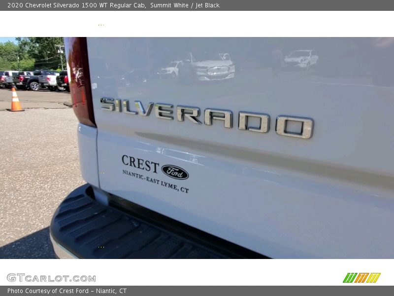 Summit White / Jet Black 2020 Chevrolet Silverado 1500 WT Regular Cab