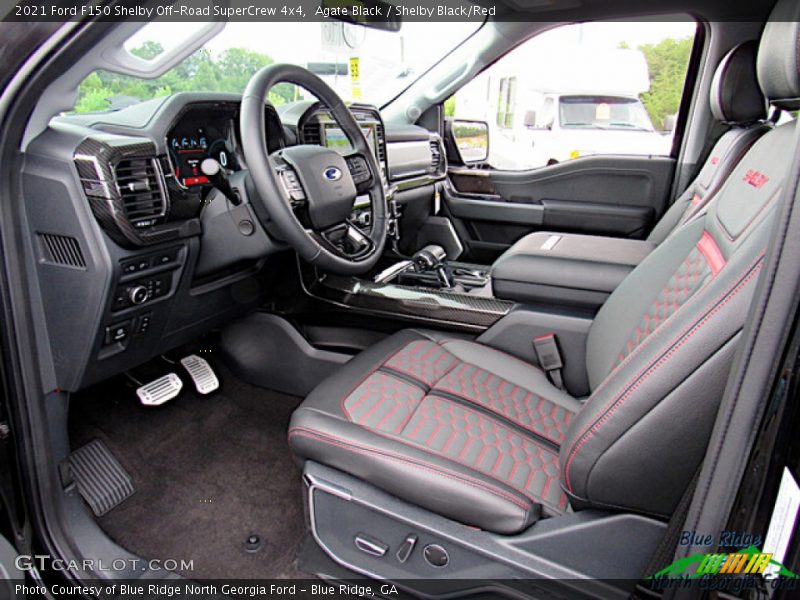  2021 F150 Shelby Off-Road SuperCrew 4x4 Shelby Black/Red Interior