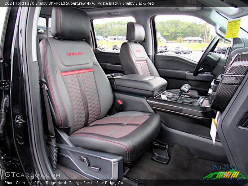 Front Seat of 2021 F150 Shelby Off-Road SuperCrew 4x4