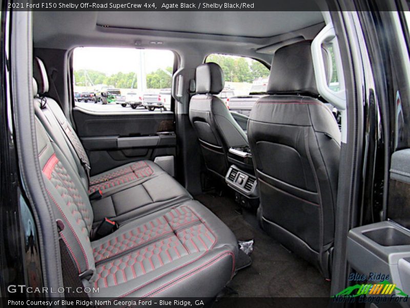 Rear Seat of 2021 F150 Shelby Off-Road SuperCrew 4x4