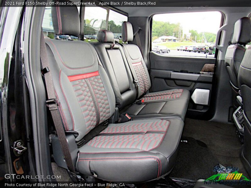 Rear Seat of 2021 F150 Shelby Off-Road SuperCrew 4x4