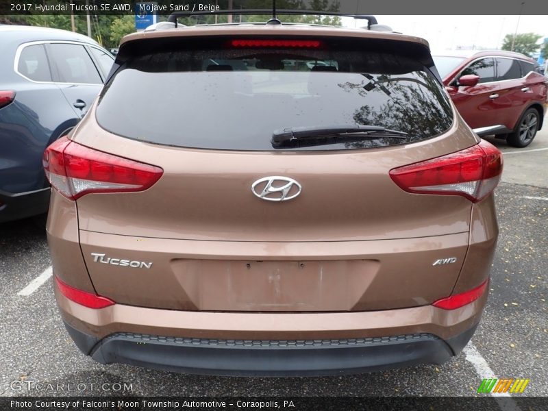 Mojave Sand / Beige 2017 Hyundai Tucson SE AWD