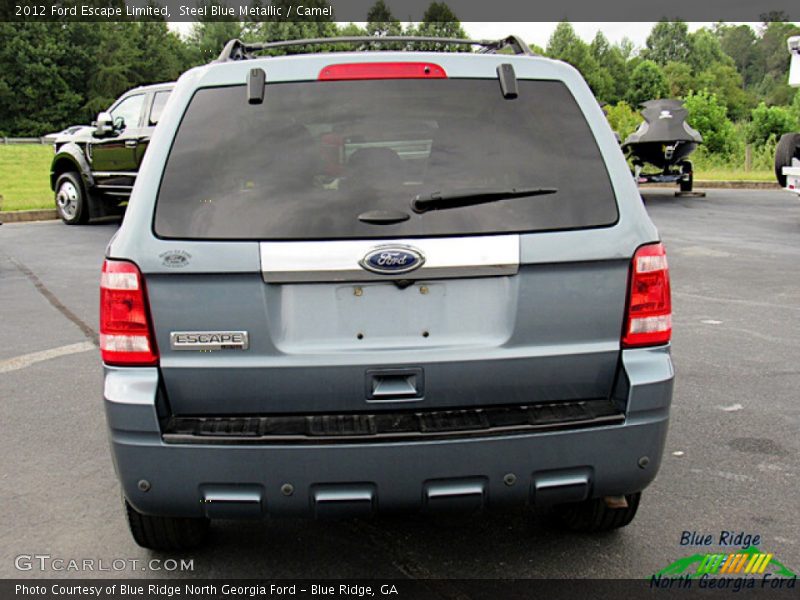 Steel Blue Metallic / Camel 2012 Ford Escape Limited
