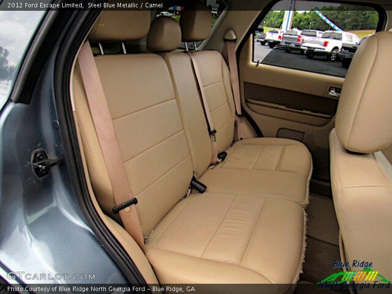 Steel Blue Metallic / Camel 2012 Ford Escape Limited