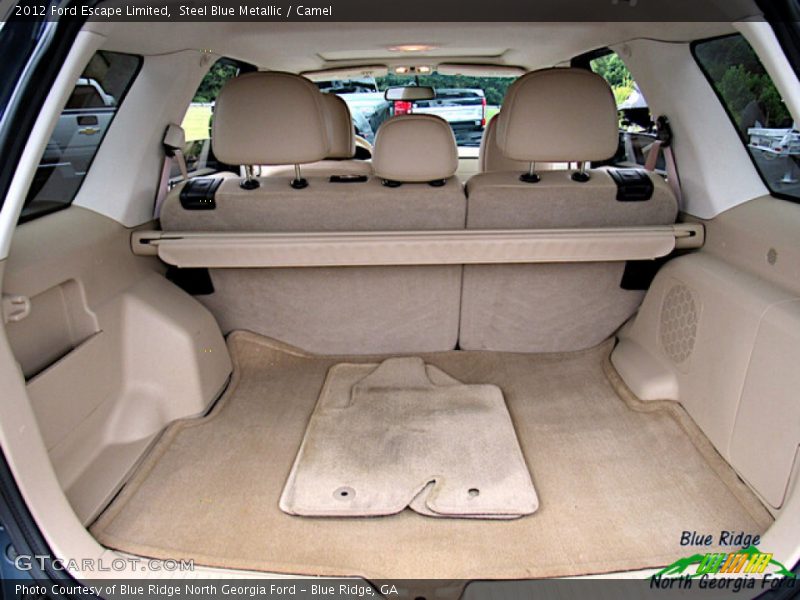 Steel Blue Metallic / Camel 2012 Ford Escape Limited