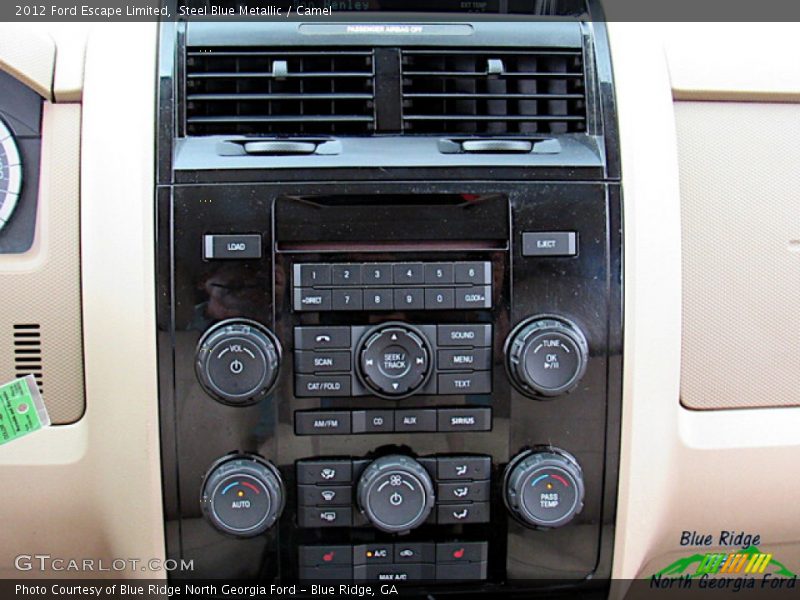 Steel Blue Metallic / Camel 2012 Ford Escape Limited