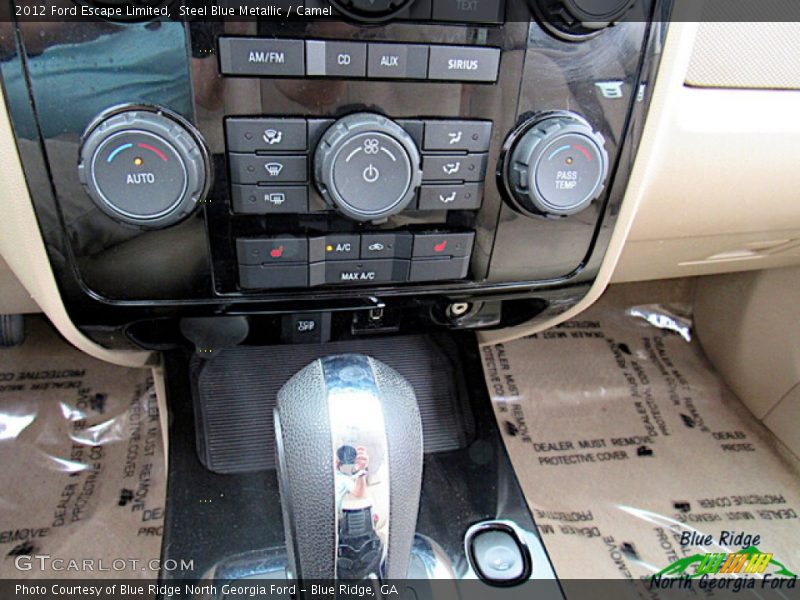 Steel Blue Metallic / Camel 2012 Ford Escape Limited